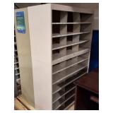 2- UPRIGHT METAL BIN CABINETS