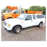 2009 FORD RANGER EXTENDED CAB WITH CAP-