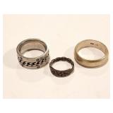 3 SLIVERLIKE RINGS