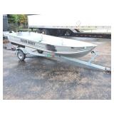 SEA NYMPH BIAT ON TRAILER- NO TITLE- BILL OF SALE