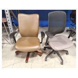 2- ROLLING SWIVEL CHAIRS