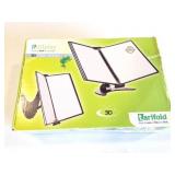 TARIFOLD- 3D DESK STAND-NEW IN OPENED BOX