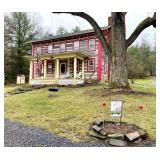 Country Log Home with a Barn on 5 Acres