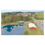 10 Acres with Log Home, Garage & Pond