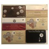 (5) Mint Sets & (1) Proof Set