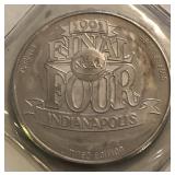1991 KU Final Four 1-Oz Silver Round