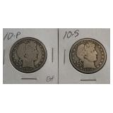 1910-P/S Barber Halves