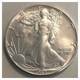 1987 American Silver Eagle Dollar