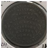 Fancy Articles Civil War Token