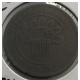 Alfred Willard Hard Times Token