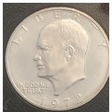 1972 Eisenhower Proof Silver Dollar