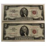 1953 & 1963 $2 Bills