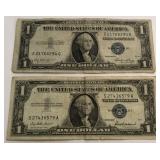 1935 & 1957 $1 Silver Certificates