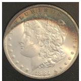 1884-CC Toned Morgan Dollar in GSA Box
