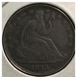 1843 Seated Liberty Half