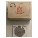 1973 RCMP & 1987 Proof Canadian Dollars