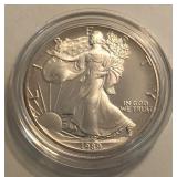 1989 Proof American Silver Eagle Dollar