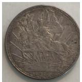 1911 Mexico 1 Peso Silver Round