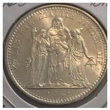 1965 France 10 Francs 90% Silver