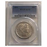 1895 AU 58 Barber Half ï¿½ Key Date