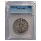 1938-D Walking Liberty Half