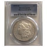 1879-S AU55 Morgan Dollar
