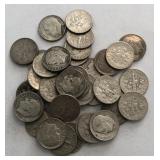 (31) 90% Silver Dimes