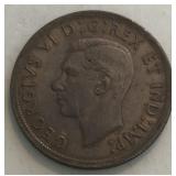 1939 Canadian Silver Dollar