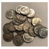 Tube of (20) 90% Silver Half Dollars