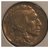 1938 D/D Buffalo Nickel