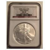 2005 American Silver Eagle ï¿½ MS69