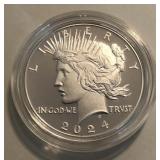 2024-S Proof Peace Dollar