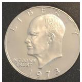 1973 Proof Eisenhower Silver Dollar