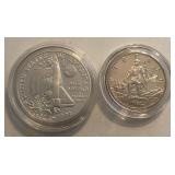 1992 Columbus Proof Quincentenary 2 Coin Set