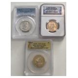 (3) miscellaneous coins