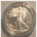 1986 Proof American Silver Eagle Dollar
