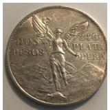 1921 Centennial Mexico Dos Peso