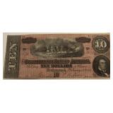 $10 Confederate Note