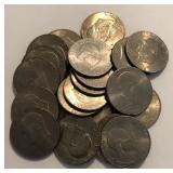 (20) UNC 1975-D Eisenhower Dollars