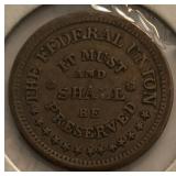The Federal Union Civil War Token