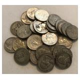 Bag with (40) Silver Washington Quarters