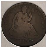 1856-O Seated Liberty Half