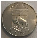 1970 Manitoba Canadian Comm 1-Oz Silver Round