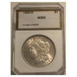 1885-O Morgan Dollar ï¿½ MS65