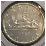 1965 Canada Silver Dollar