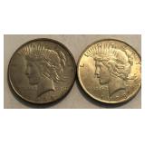 1922-D & 1923-P Peace Dollars