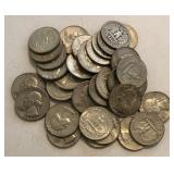 Bag with (36) Silver Washington Quarters