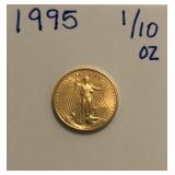 1995 $5 Tenth-Ounce Gold Coin
