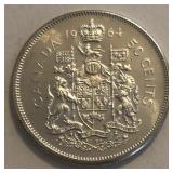 1964 Canada Half Dollar