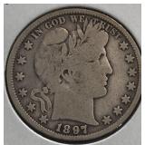 1897-P Barber Half